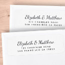 Search for wedding return address labels Black and white