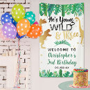 Search for young wild and three banners Jungle