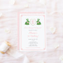 Search for monogram birthday invitations Pink