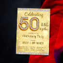 Search for diamond anniversary invitations Gold