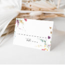 Recherche de floral placement cartes Bride
