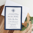 Search for nautical compass wedding invitations Coastal