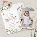 Search for wildflower 1st birthday invitations Floral