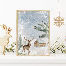 Search for christmas deer posters Winter