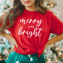 Search for red tshirts merry and bright