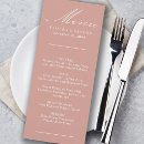 Search for rose gold menus Chic