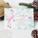 Search for hawaii baby shower invitations Flamingo