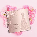 Search for bridal party notebooks rose gold