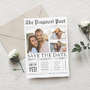 Search for newspaper save the dates Our story