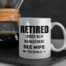Search for new coffee mugs retirement