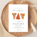Search for round pizza invitations Love and pizza