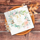 Search for floral napkins 50th anniversary weddings