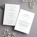Search for welcome letter wedding programs Minimalist