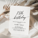 Recherche de de 18 ans anniversaire invitations Pour elle