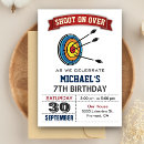 Search for archery birthday invitations Sports