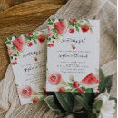 Recherche de summer fruit invitations Watercolor