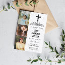 Search for christian cross funeral invitations Elegant
