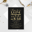 Search for champagne seasonal invitations Script