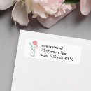 Search for mason return address labels Pink