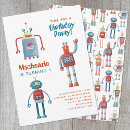 Search for robot invitations Retro