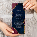 Search for burgundy and gold wedding programs Chic