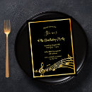 Search for cool 40th birthday invitations Black