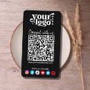 Recherche de connexion cartes visite Icônes de médias sociaux