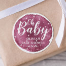 Search for cute stickers girl baby shower