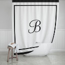 Search for black border shower curtains Black and white