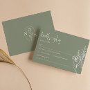 Search for botanical garden invitations Simple elegant calligraphy script
