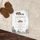 Search for digital bison invitations Western
