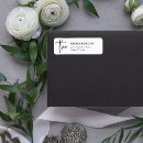 Search for typography return address labels Elegant