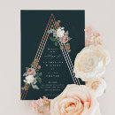 Search for pink gold navy invitations Geometric