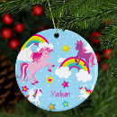 Search for unicorns ornaments Girl