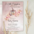 Search for pink pumpkin invitations Watercolor floral