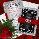 Search for red heart invitations Romantic red hearts