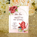 Recherche de thé anniversaire invitations Cupcake