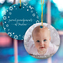 Search for hanukkah round ceramic ornaments baby