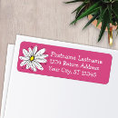 Search for whimsy return address labels Flowers