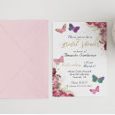 Search for pretty bridal shower invitations Flower