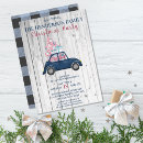 Search for funny car invitations Pink