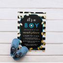 Search for foil baby boy shower invitations It's a boy