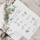 Search for eucalyptus wedding programs Calligraphy