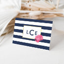 Search for pink stripes note cards Stylish