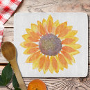 Recherche de tournesol planches à découper Aquarelle