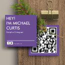Search for hi hello business cards Qr code