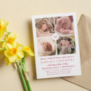 Search for vertical baby naming ceremony invitations Pink