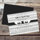 Search for stylish halloween invitations Black and white