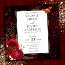 Search for red splatter invitations Gothic