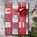 Search for photo christmas wrapping paper Red